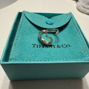 Tiffany & Co. Silver Open Heart Ring